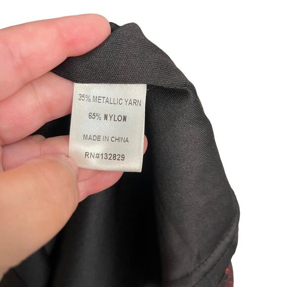 By The Way Revolve Julia Strappy Back Metallic Red Dress - Picture 8 of 8